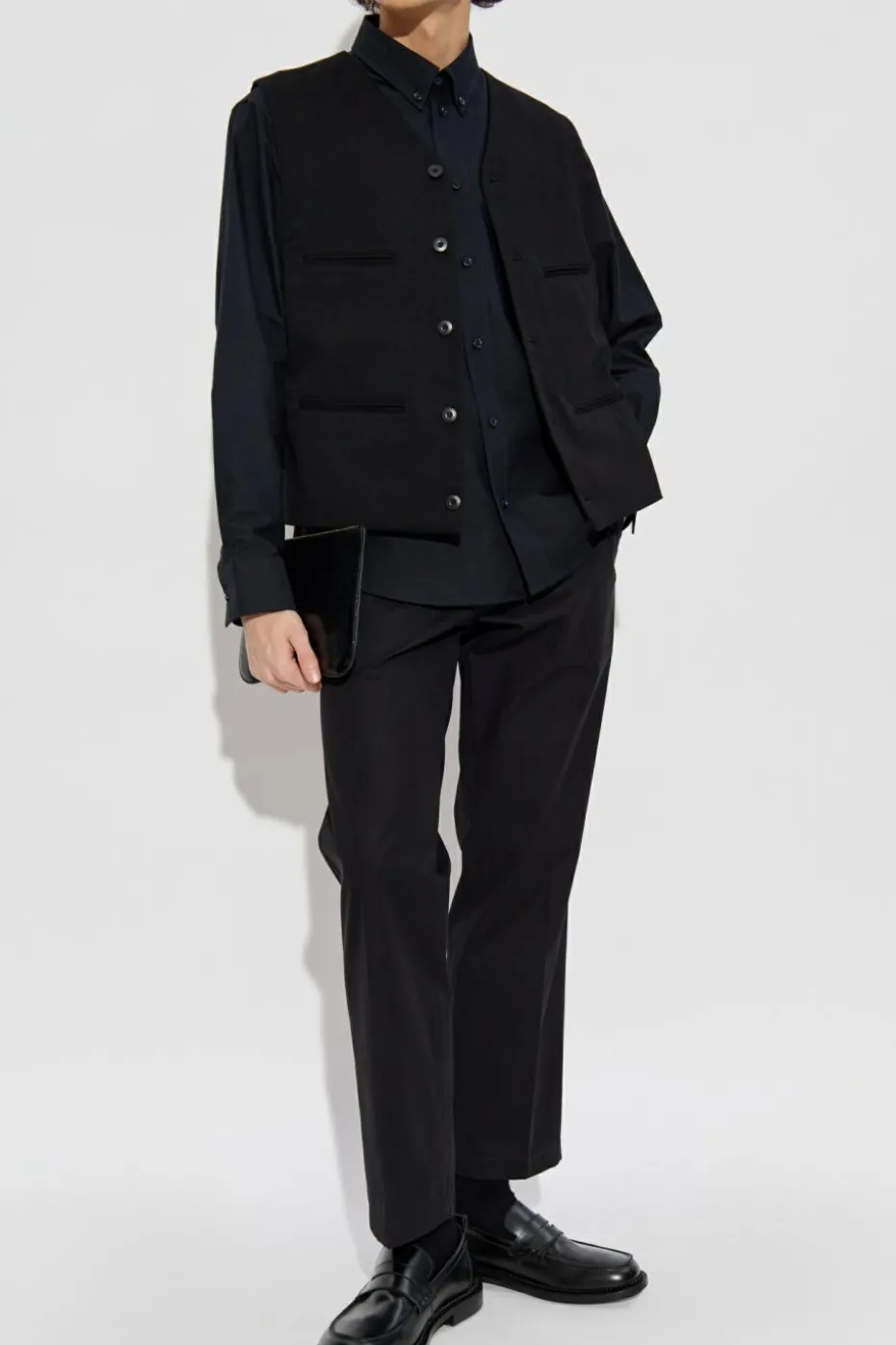 Burberry GRANATOWY Koszula z logo