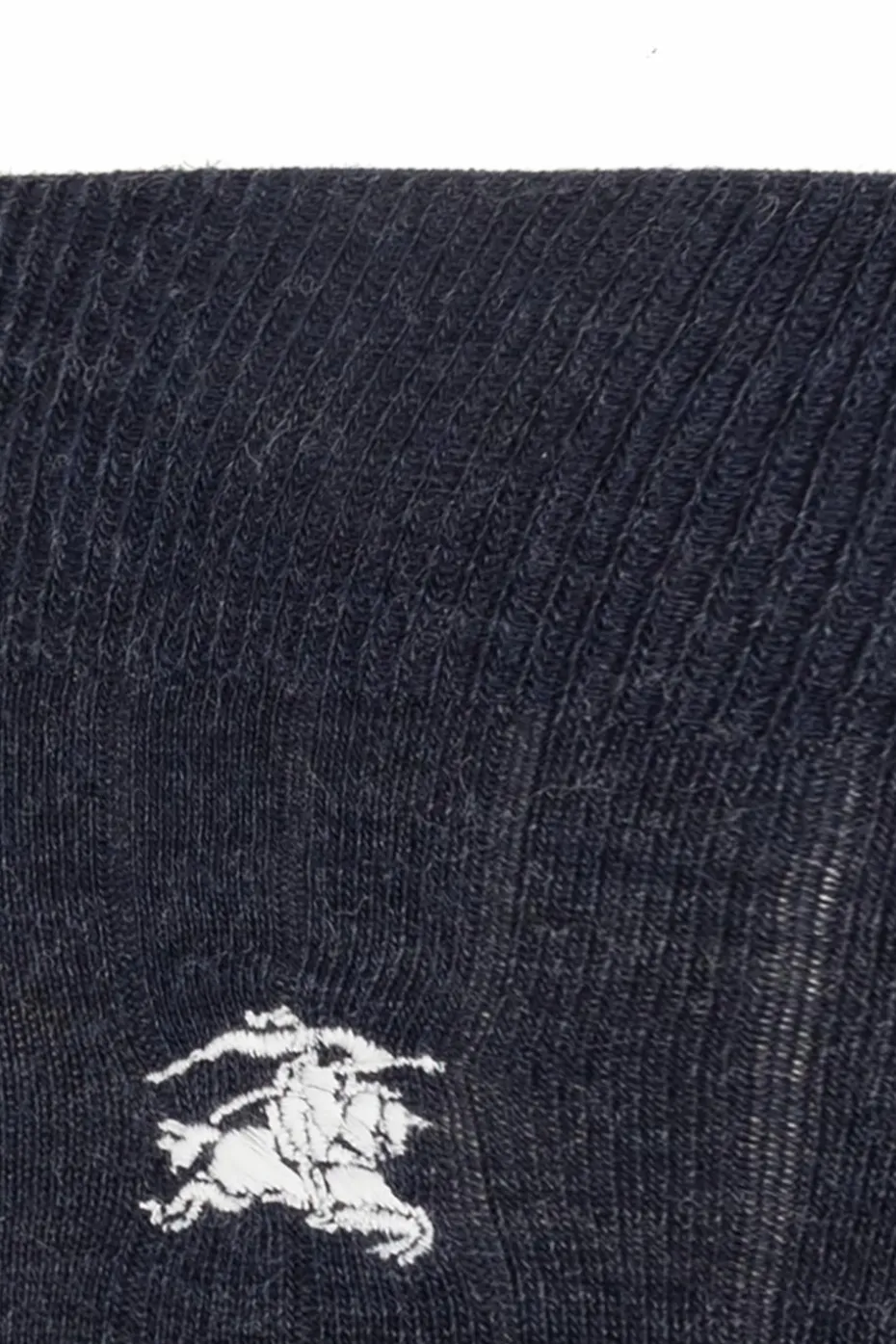 Burberry GRANATOWY Skarpety z logo
