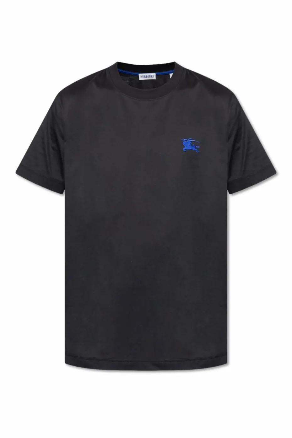 Burberry GRANATOWY T-shirt z wyszytym logo