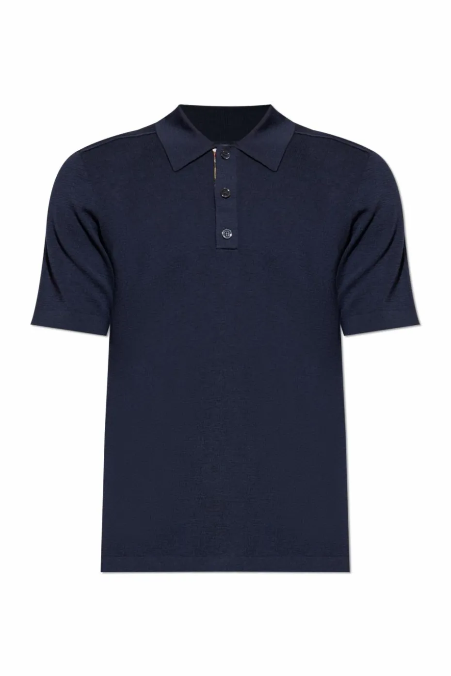Burberry GRANATOWY Wełniane polo