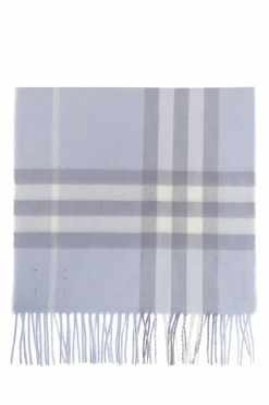 Burberry jasnoniebieski Kaszmirowy szal