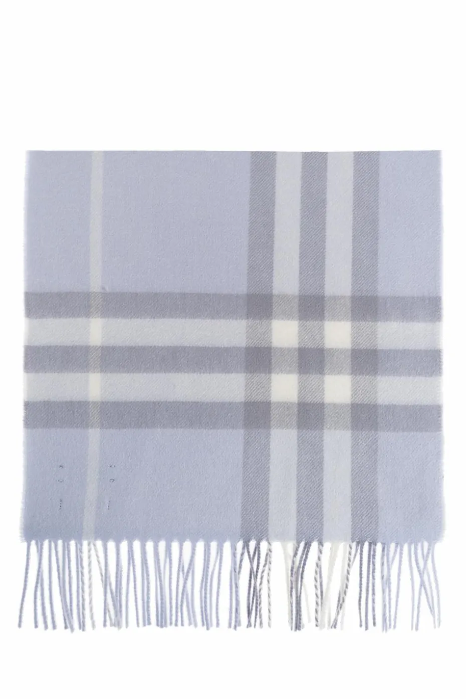Burberry jasnoniebieski Kaszmirowy szal