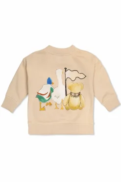 Burberry Kids beżowy Bluza z nadrukiem