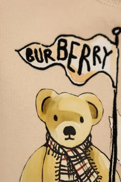 Burberry Kids beżowy Bluza z nadrukiem