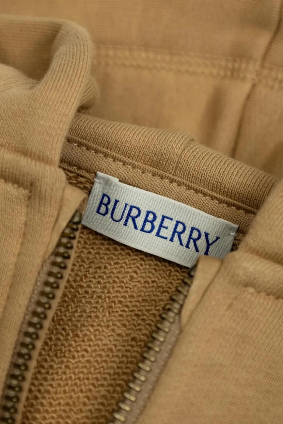 Burberry Kids beżowy Bluza z kapturem