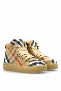 Burberry Kids beżowy Buty ze wzorem w kratę
