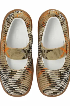 Burberry Kids beżowy Buty ze wzorem w kratę