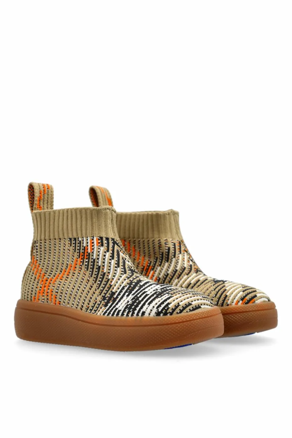 Burberry Kids beżowy Buty ze wzorem w kratę