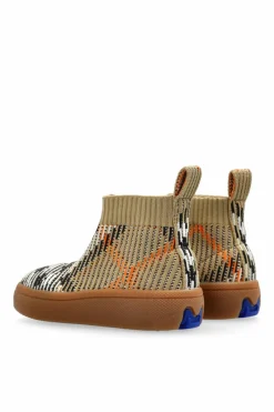 Burberry Kids beżowy Buty ze wzorem w kratę
