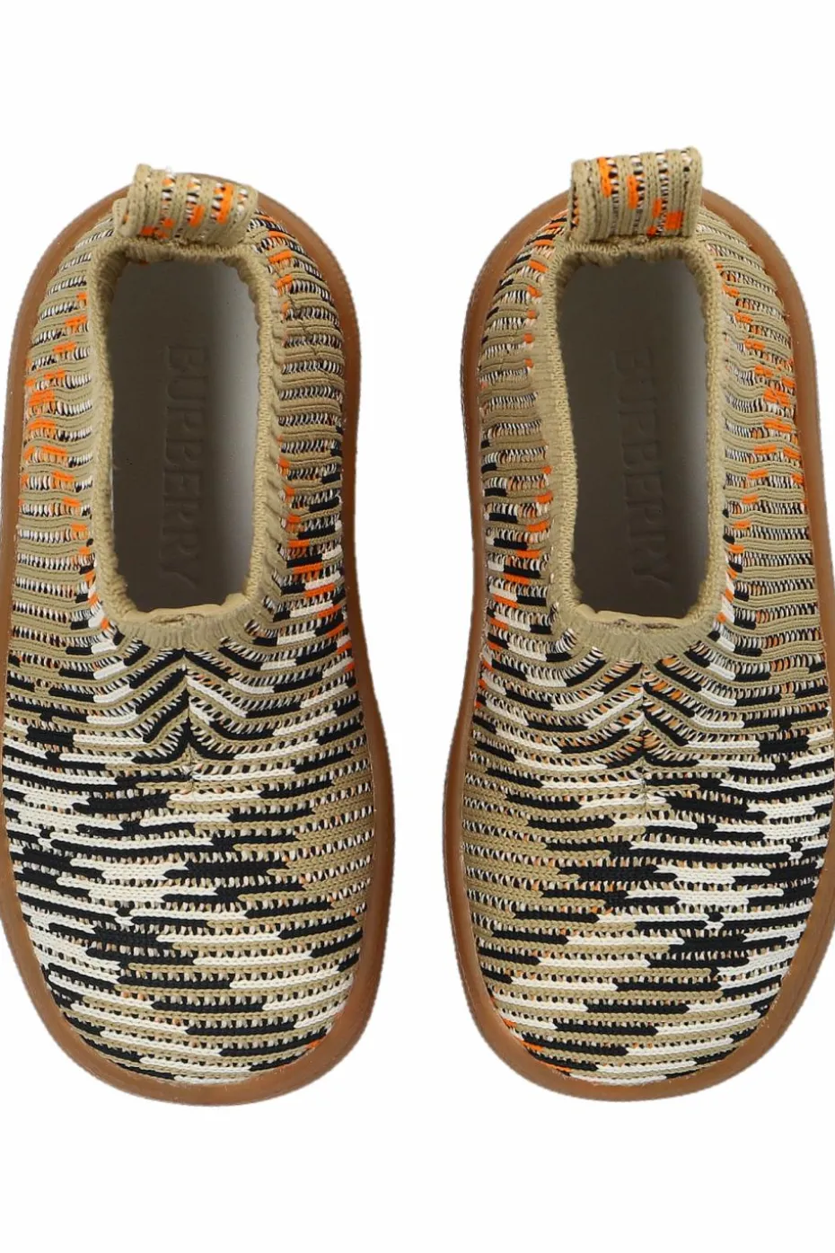 Burberry Kids beżowy Buty ze wzorem w kratę