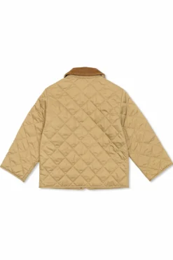 Burberry Kids beżowy Pikowana kurtka
