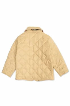 Burberry Kids beżowy Pikowana kurtka