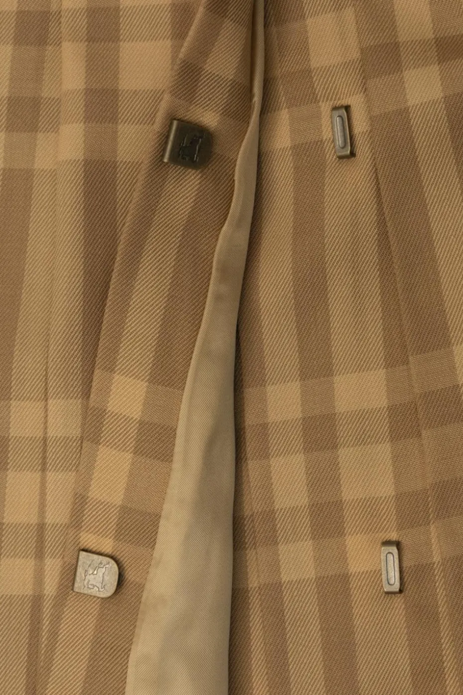 Burberry Kids beżowy Plisowana spódnica ze wzorem w kratę