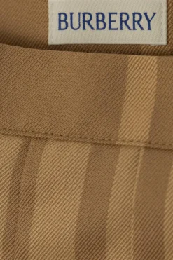 Burberry Kids beżowy Plisowana spódnica ze wzorem w kratę