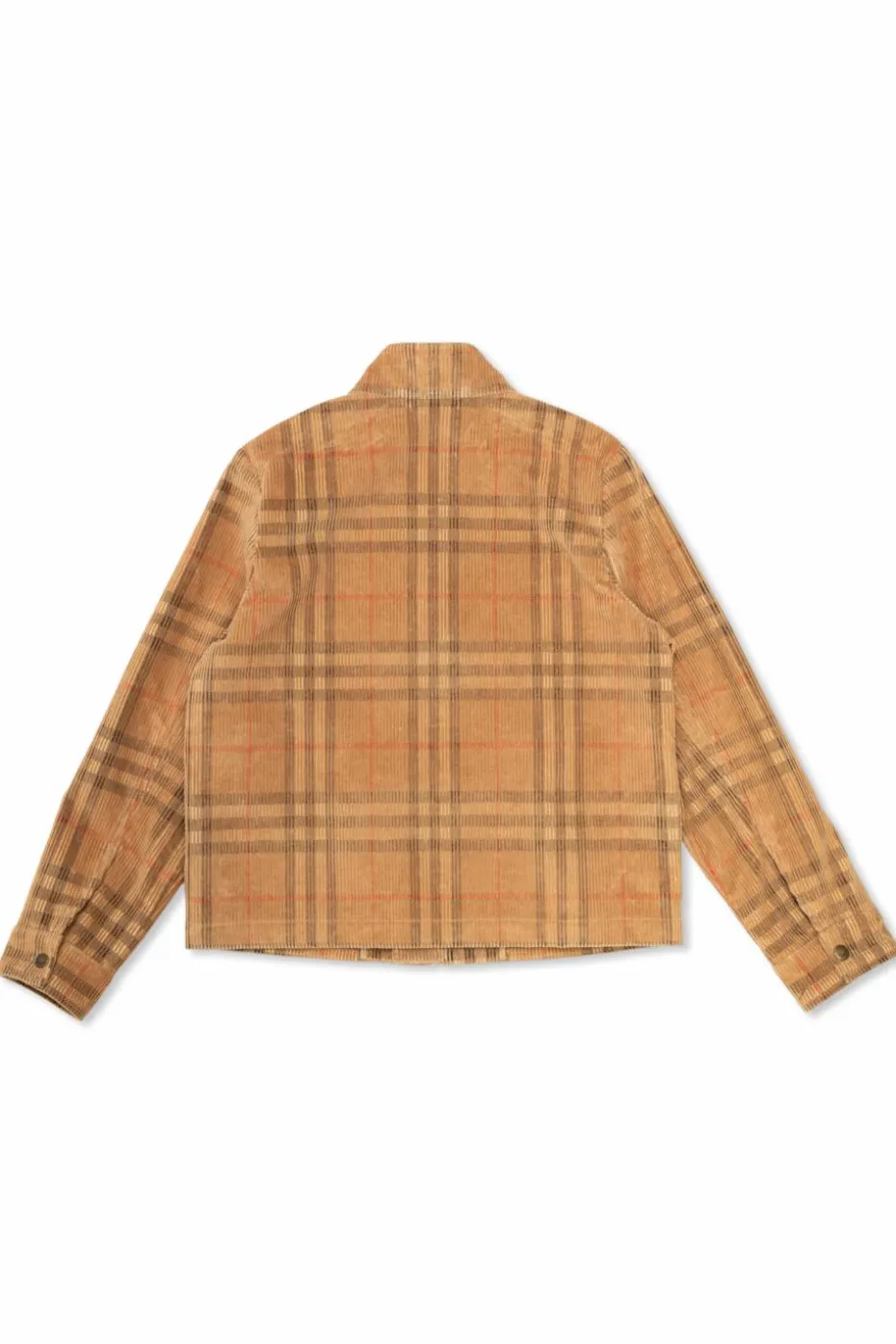 Burberry Kids beżowy Prążkowana kurtka