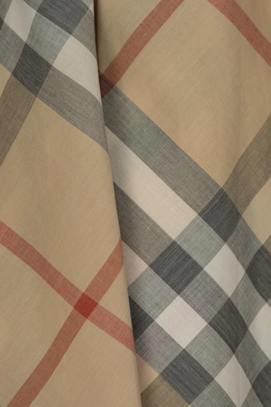 Burberry Kids beżowy Sukienka ze wzorem w kratę