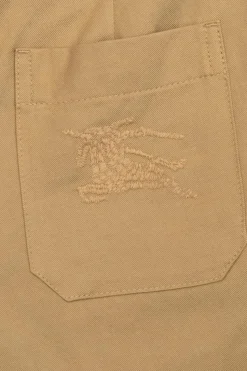 Burberry Kids beżowy Szorty z logo