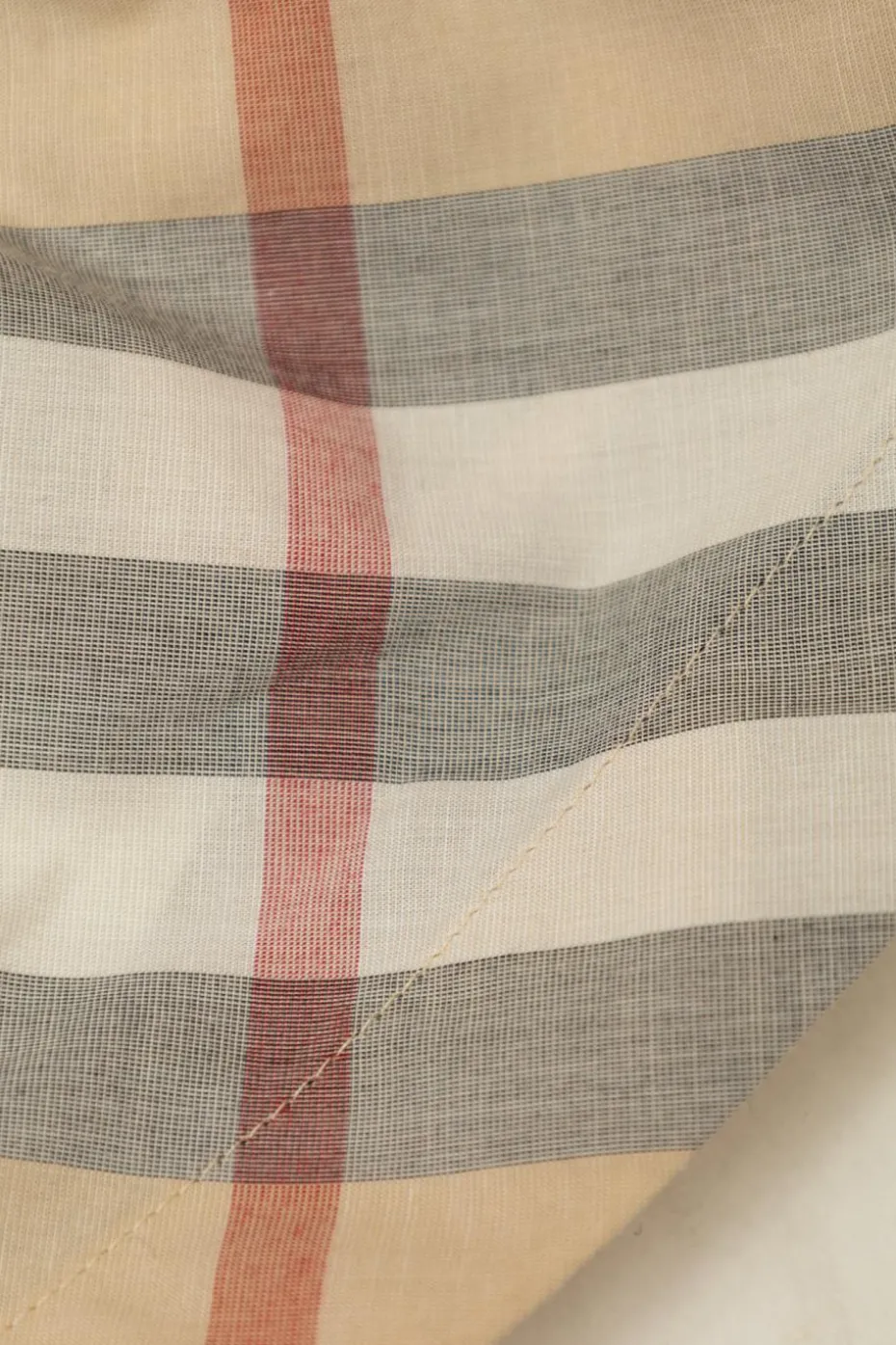 Burberry Kids beżowy Szorty ze wzorem w kratę