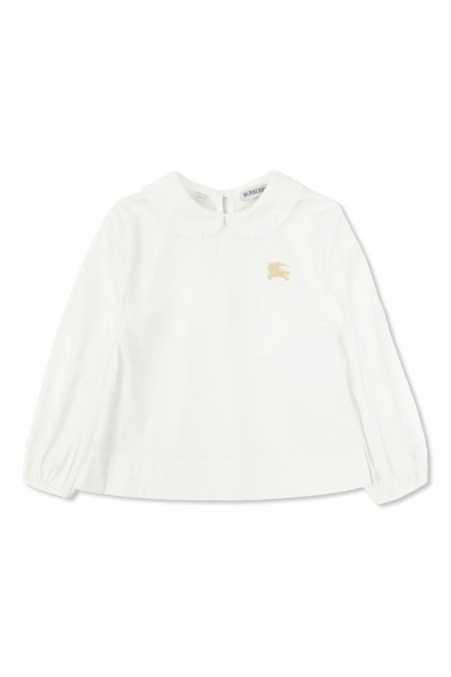 Burberry Kids BIAŁY Bawełniana koszula
