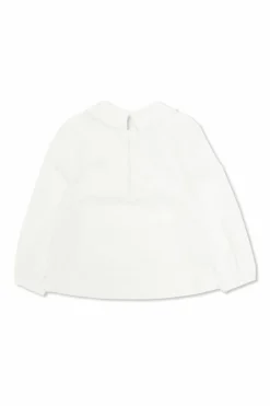 Burberry Kids BIAŁY Bawełniana koszula