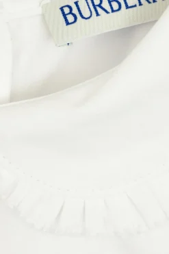 Burberry Kids BIAŁY Bawełniana koszula