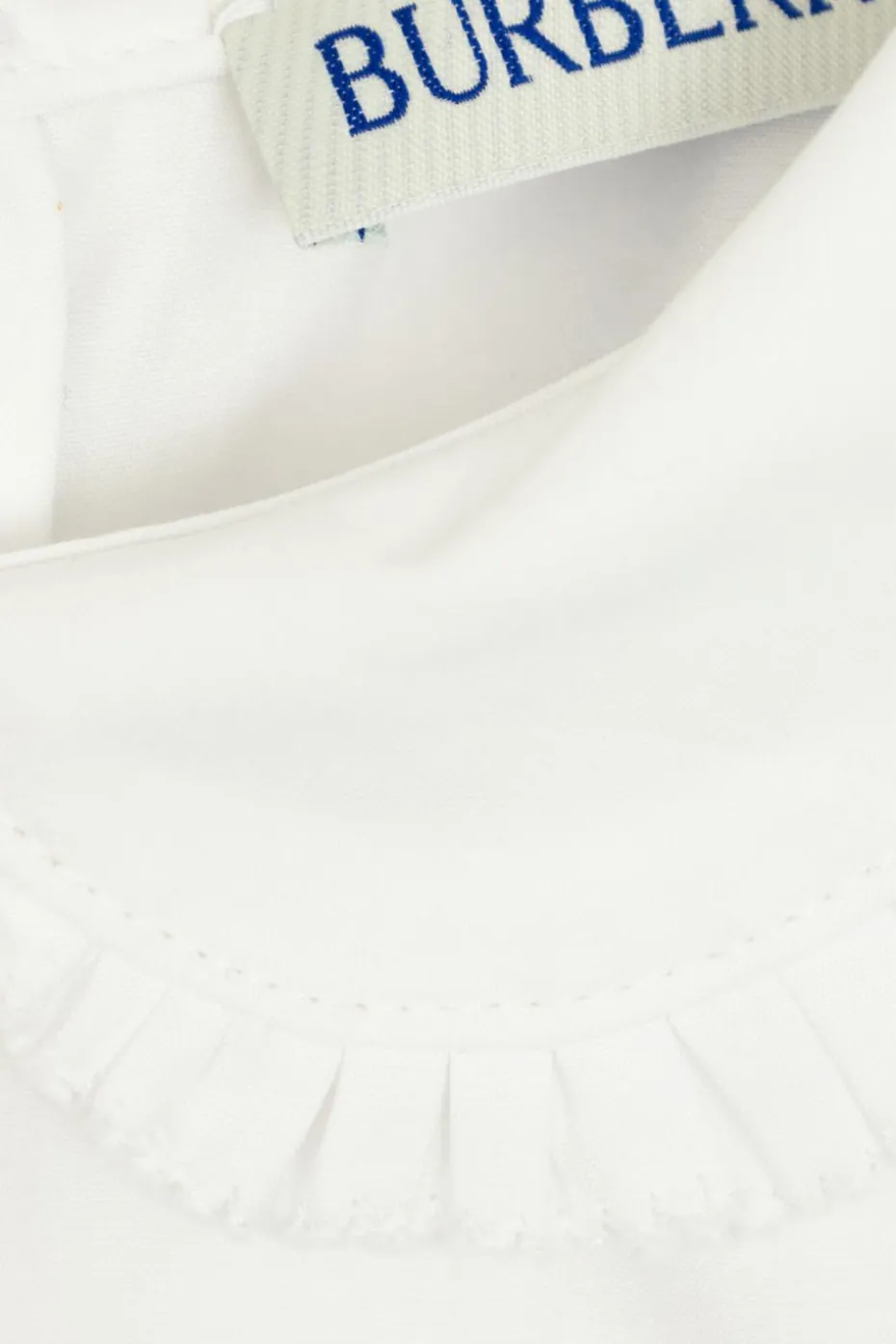 Burberry Kids BIAŁY Bawełniana koszula