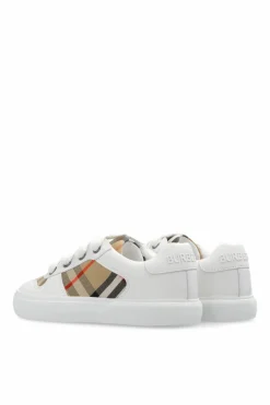 Burberry Kids BIAŁY Buty sportowe ze wzorem w kratę