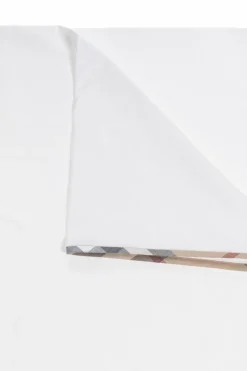 Burberry Kids BIAŁY Kocyk niemowlęcy