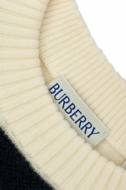 Burberry Kids BIAŁY Sweter z logo
