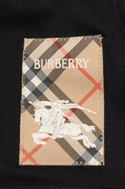 Burberry Kids CZARNY Bluza z kapturem