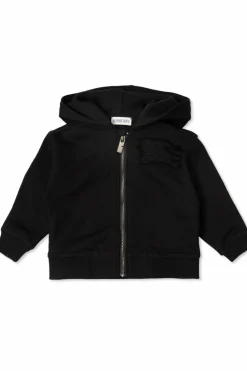 Burberry Kids CZARNY Bluza z kapturem