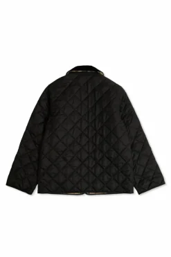 Burberry Kids CZARNY Pikowana kurtka