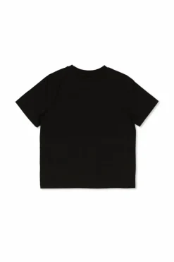 Burberry Kids CZARNY T-shirt z nadrukiem