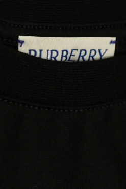 Burberry Kids CZARNY T-shirt z nadrukiem