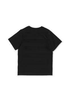 Burberry Kids CZARNY T-shirt ze wzorem w pasy