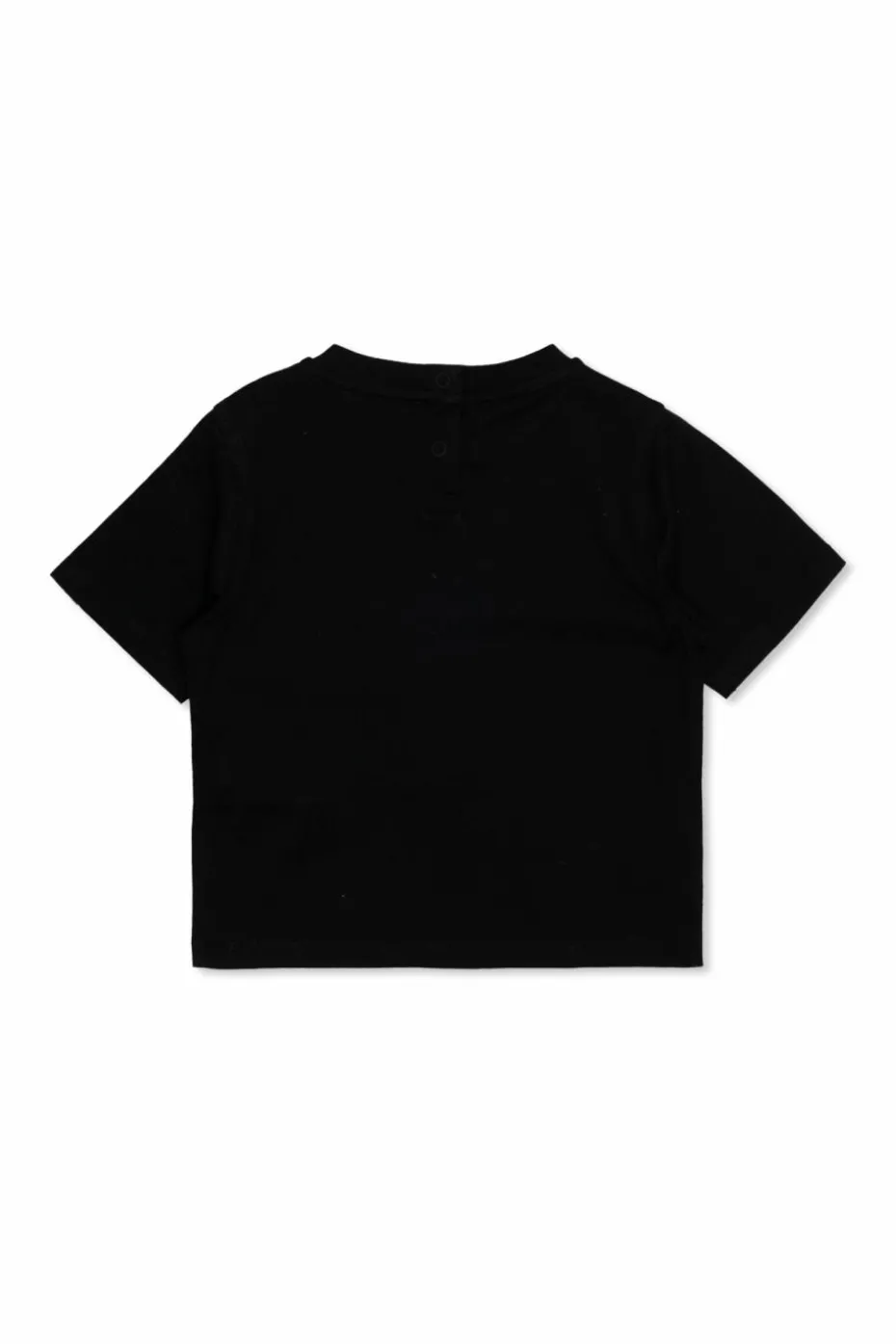 Burberry Kids CZARNY T-shirt z logo