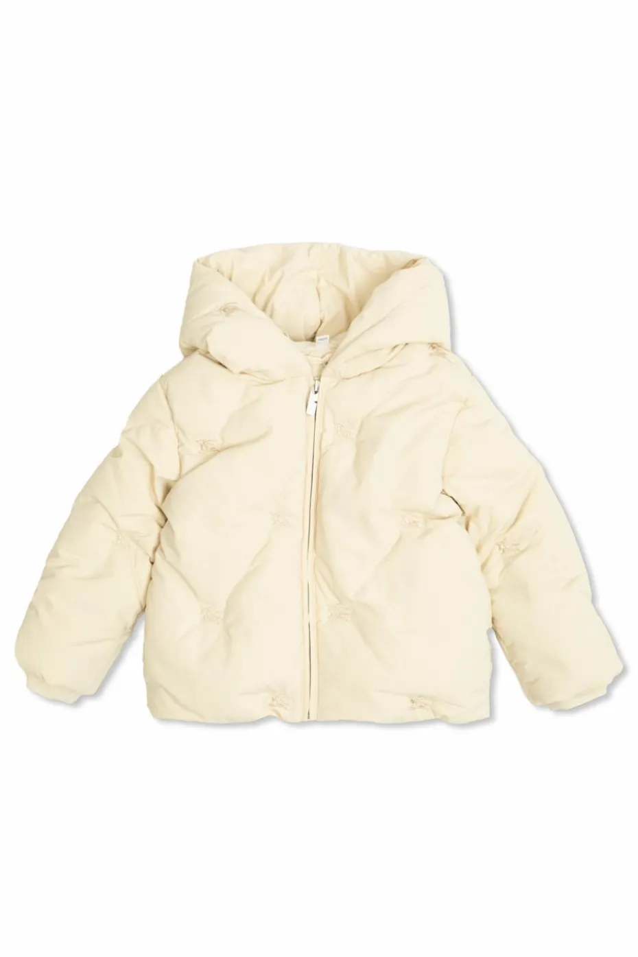 Burberry Kids kremowy Puchowa kurtka