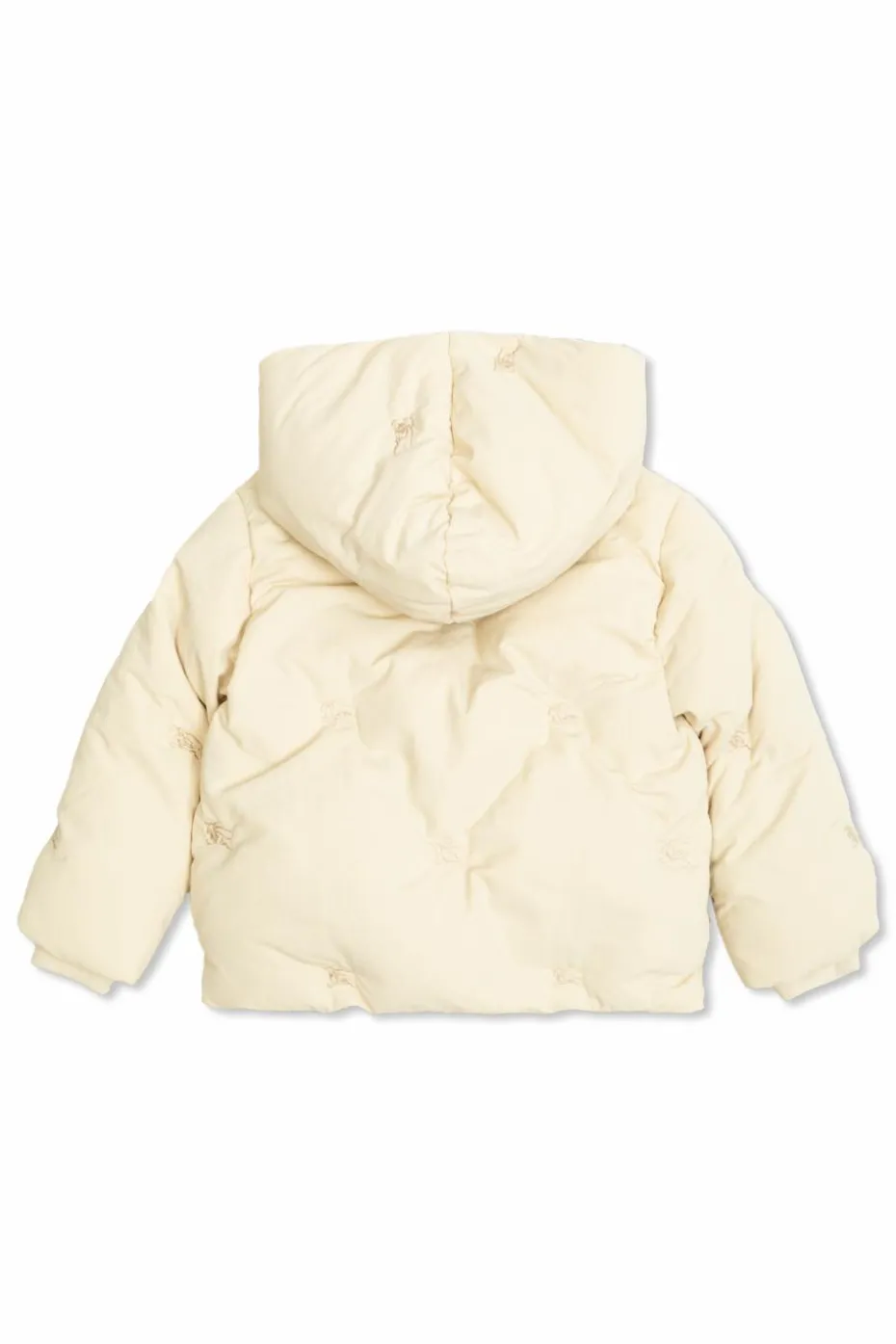 Burberry Kids kremowy Puchowa kurtka