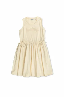 Burberry Kids kremowy Sukienka z logo