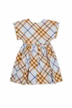 Burberry Kids MULTIKOLOR Sukienka ze wzorem w kratę