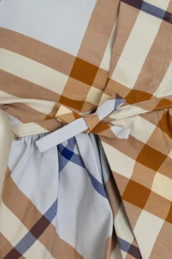 Burberry Kids MULTIKOLOR Sukienka ze wzorem w kratę