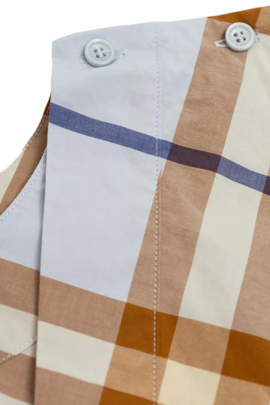 Burberry Kids MULTIKOLOR Sukienka ze wzorem w kratę