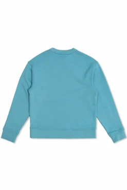 Burberry Kids NIEBIESKI Bluza z naszywką w kształcie logo