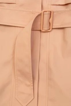 Burberry Kids RÓŻOWY Płaszcz z kapturem