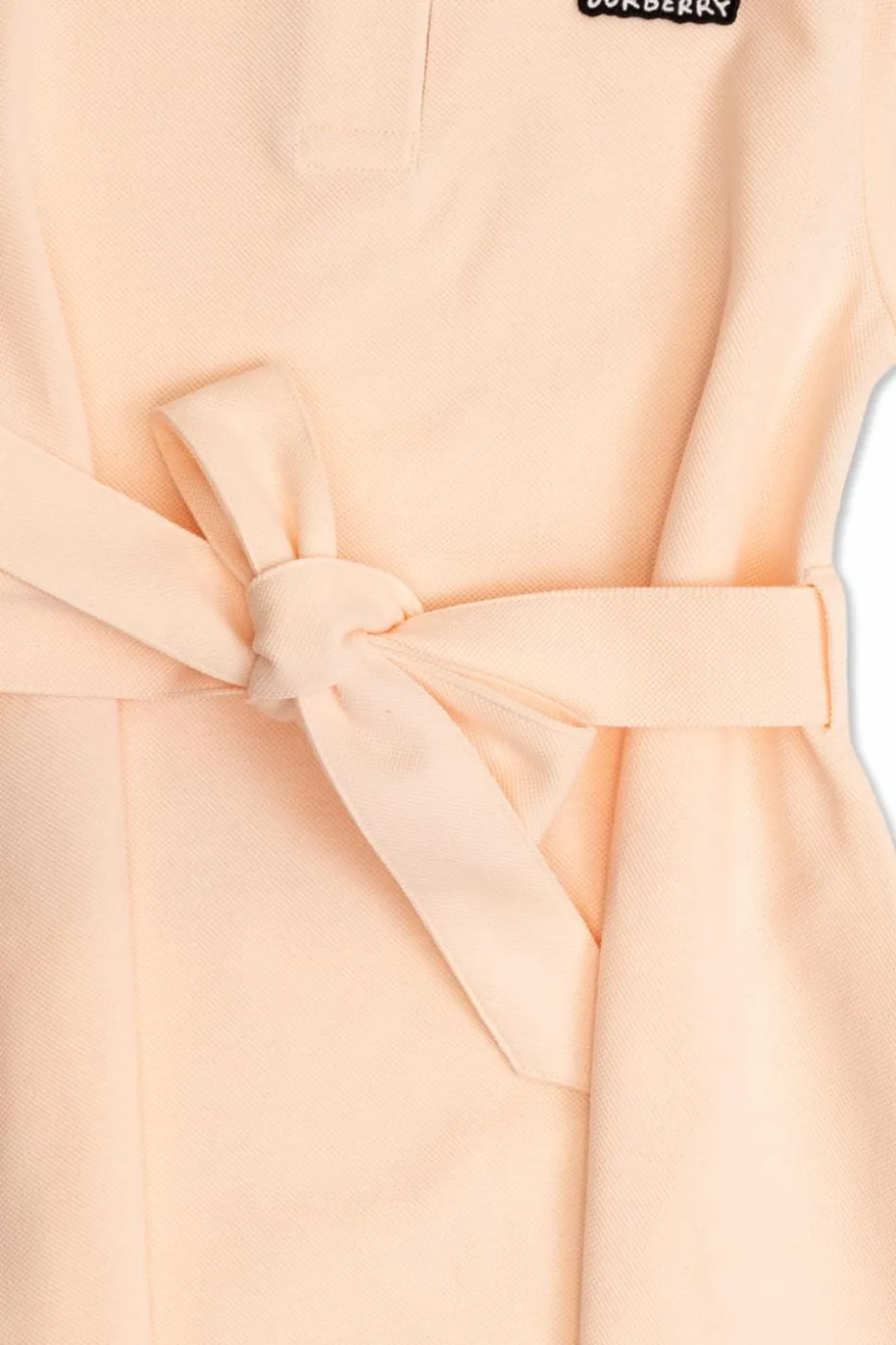 Burberry Kids RÓŻOWY Sukienka z naszywką