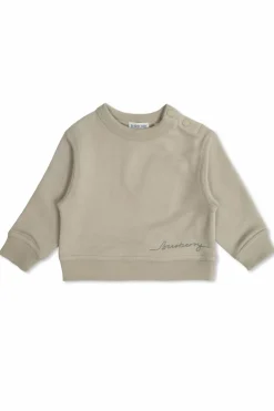 Burberry Kids SZARY Bawełniana bluza z logo