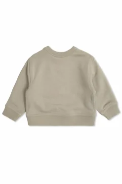 Burberry Kids SZARY Bawełniana bluza z logo