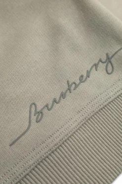Burberry Kids SZARY Bawełniana bluza z logo