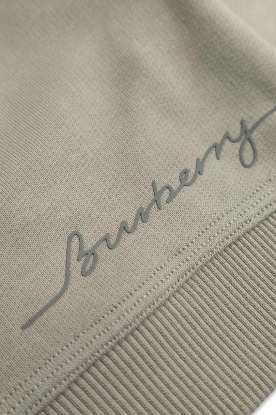Burberry Kids SZARY Bawełniana bluza z logo
