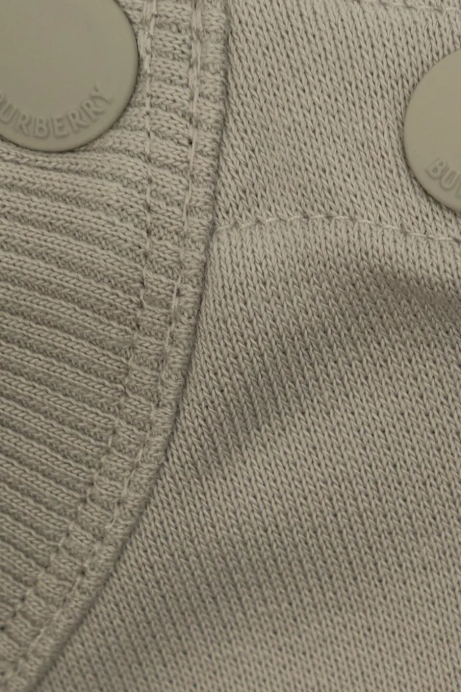 Burberry Kids SZARY Bawełniana bluza z logo
